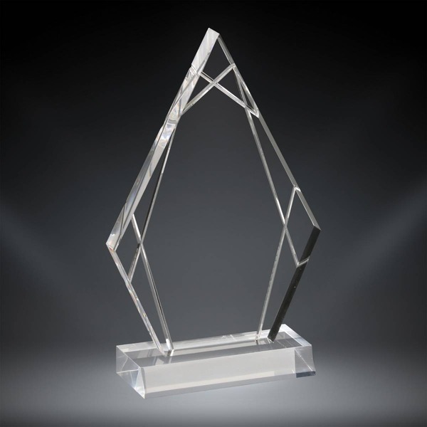 Clear acrylic arrowhead 205mm. Comes in presentation box. Price includes laser engraving of text and/or logo. We do not charge artwork setup fees. Delivery to all major cities Sydney, Melbourne, Brisbane, and Perth