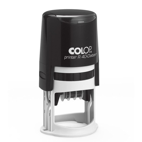 Colop Printer 40 Custom Self-Inking Rubber Stamp. Impression Size: 57mm x 21mm. Recommended 1 - 5 lines of text. Shop more self-inking rubber stamps on our website. Delivery to all major cities Sydney, Melbourne, Brisbane, and Perth.