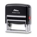 Shiny S310 custom self inking rubber stamp. Impression 52 x 11mm. Recommended 1-2 lines of text. Shop more custom rubber stamps on our website.